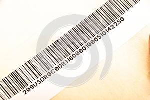 Sticky paper and barcode