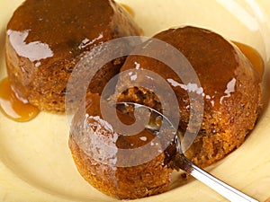 Sticky toffee pudding photo