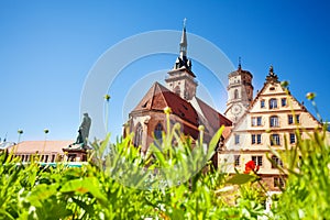 Stiftskirche and Fruchtkasten building, Stuttgart, Germany EU