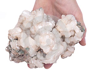 Stilbite natural cluster