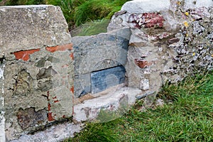 Stile in stone wall