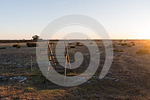 Stile by an unique landscape