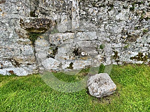 Stile in wall, Clonmacnoise Monastery, County Offaly, Ireland