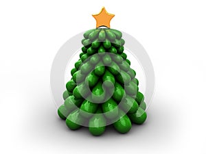 Stilized christmas tree