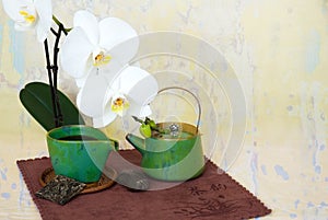 Still life with background