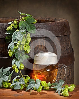 Still life with beer