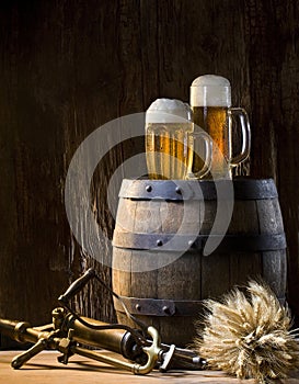 Still life with beer