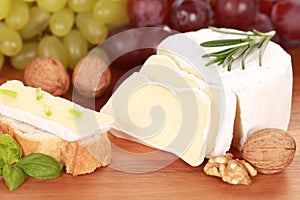 Still life with Camembert cheese photo