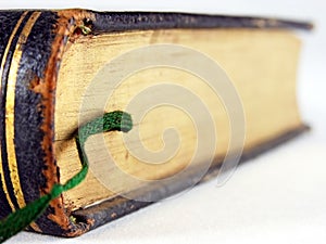 Still life and close-ups of old books, holy bible and hymn books