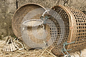 Still life countryside tools