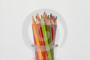 Still life with crayons photo