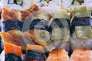 Still life of the sushi
