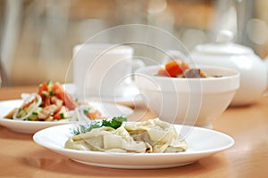 Still-life from dishes