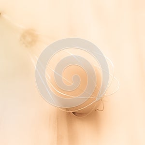 Still life egg in whisk.