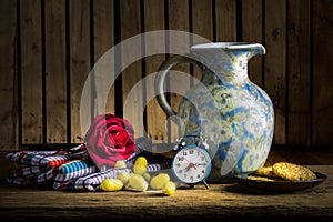 Still life farmer table