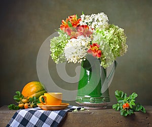 Still life with flowers