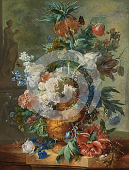 Still Life with Flowers, Jan van Huysum, Rijksmuseum