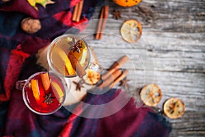 Still life, food and drink, seasonal and holidays concept. Chris