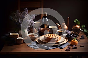 Image is generated using AI. Breakfast, break and breakfast.