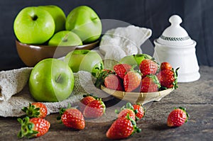 Still life of fruit