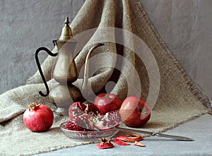 Still life with fruit