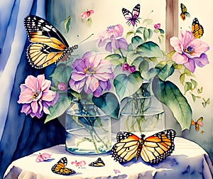 Still Life, Generative AI Illustration