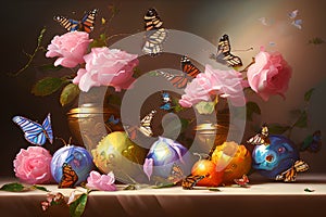 Still Life, Generative AI Illustration