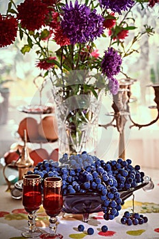 Still Life with Grapes