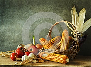 Still Life with harvest