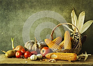 Still Life with harvest