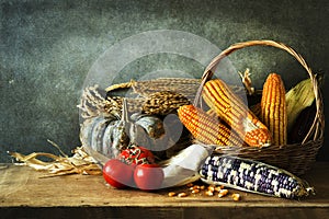 Still Life with harvest