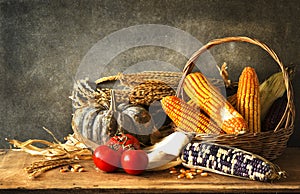 Still Life with harvest