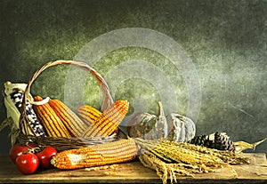 Still Life with harvest