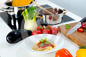 Still life in the kitchen- mediterran food