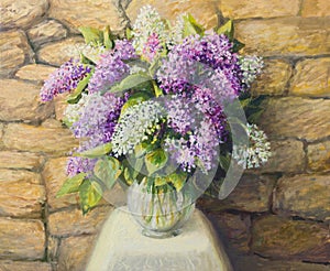 Still life with lilacs