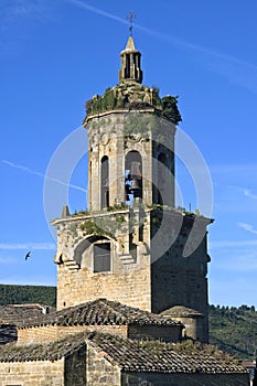 Still life of medieval church, Puente de la Reina photo