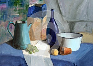 Still life painting photo