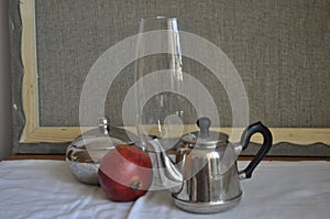 Still life with pomegranate.