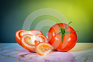 Still Life Setup for Vegetable - tomato