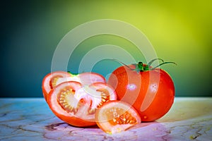 Still Life Setup for Vegetable - tomato