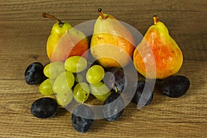 Still life with tasty pears