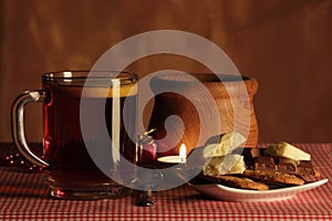 Still life with tea