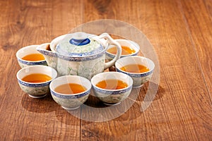 Still life of tea crockery