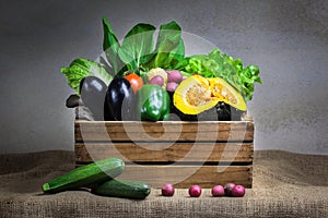 Still life vegetables