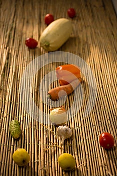 Still-life with vegetables