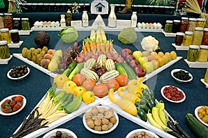 Still Life of Vegetables in Star Shape