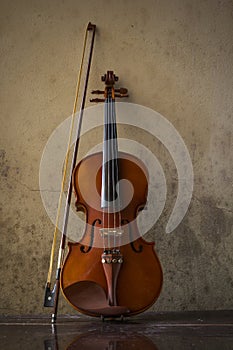 Still life with vintage violin