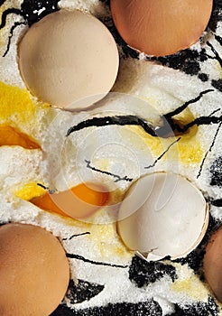 Eggs Easter Still Nature Composition