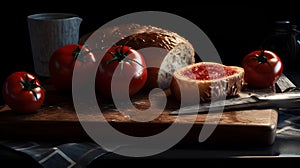 StilllifefoodobjectstextureHyper-realistictexture one generative AI