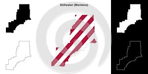 Stillwater outline map